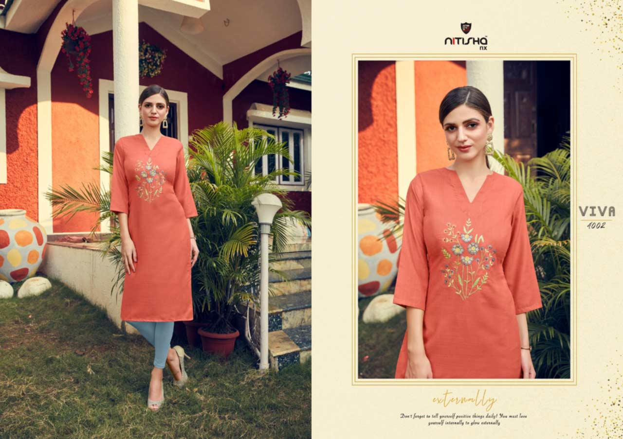 Viva Vol-4 Soft Cotton Wholesale Kurti Viva Vol-4 Soft Cotton Wholesale Kurti